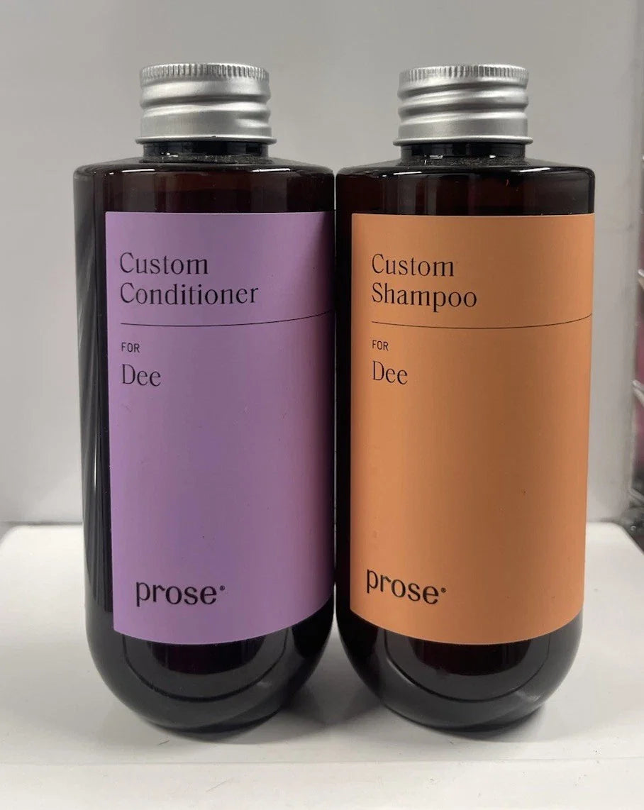 Prose Custom Shampoo & Conditioner Shine Volume Smooth Clarifying